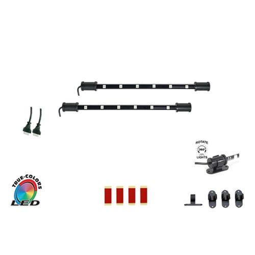 2 x 9 Inch LED RGB Multicolor Replacement Expansion LED Light Bars for CYRON "HTP" Systems Only