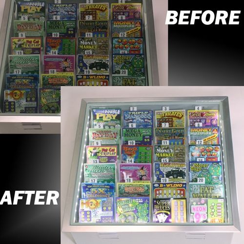 Lottery In-counter Light System Retrofit