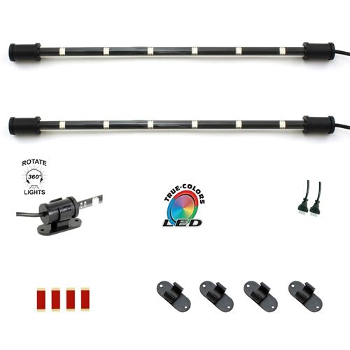 2 x 12 Inch LED RGB Multicolor Replacement Expansion Light Bars for CYRON "HTP" Systems Only, 5 feet Cord