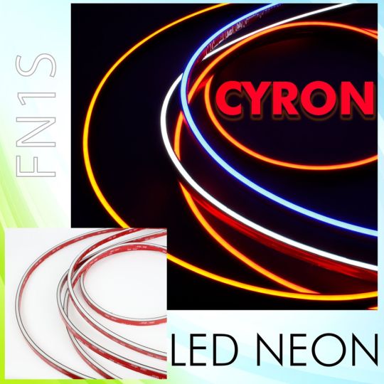 FlexNeon LED Strip Dot-less Light 196" 3M VHB SIDE LIGHTING