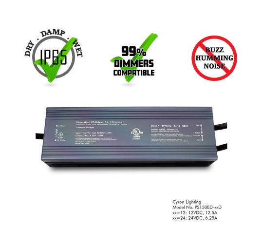 150W dimmable power supply